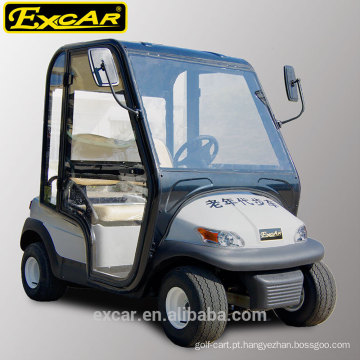 Tipo elétrico do combustível de 2 assentos e carro de golfe elétrico com o carro de buggy elétrico do golfe da cabine 48V